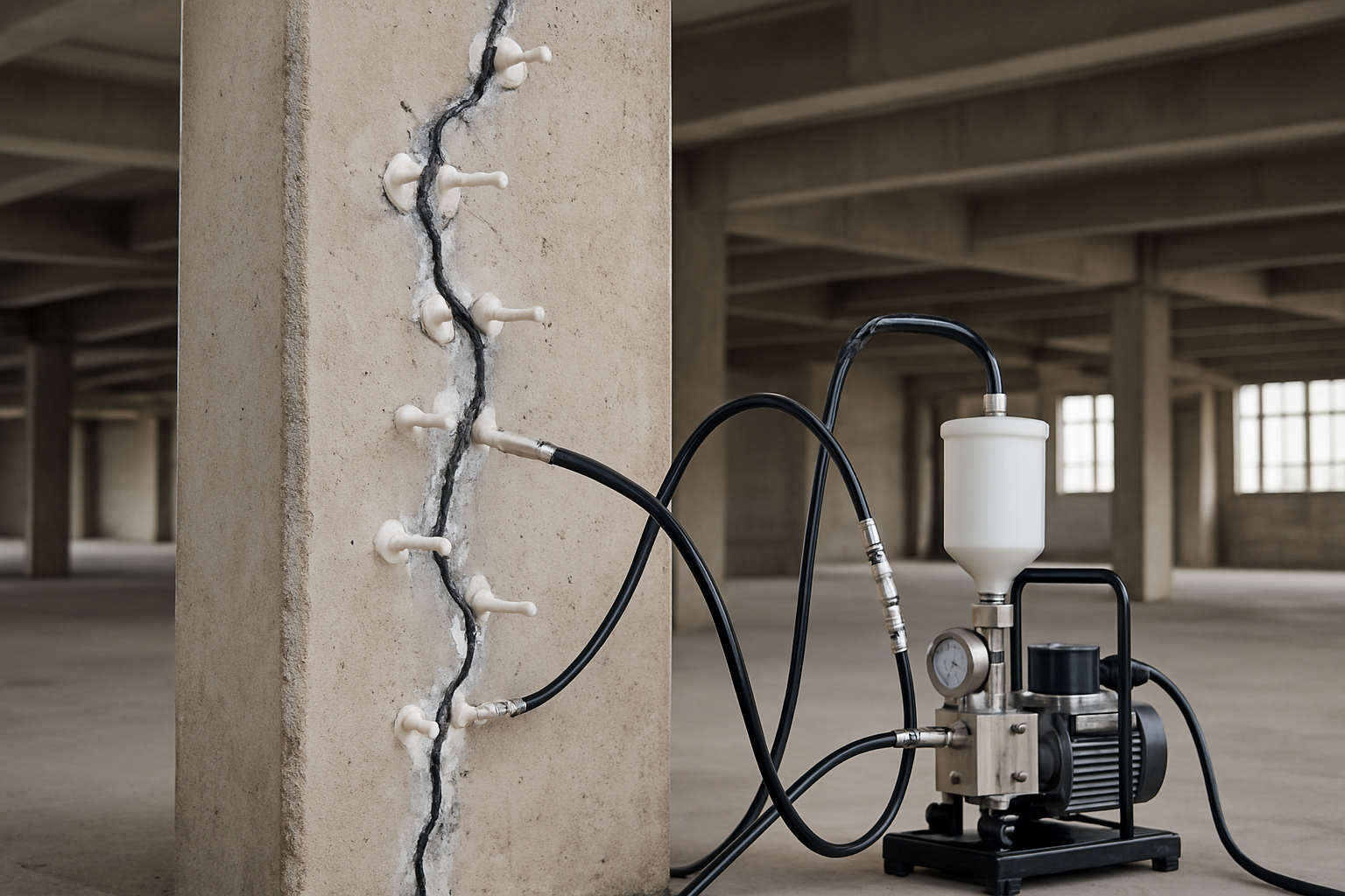Concrete Crack Repair with Epoxy Injection: Methods, Materials & Cost Guide